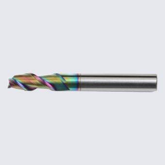 CO-MAX Long Flute Flat End Mill 2-Flute 55°